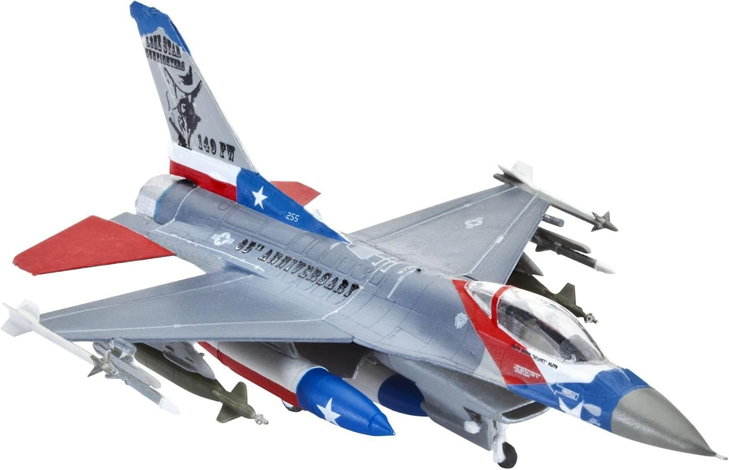 Unbuilt 1:144 Scale F-16C Fighter Jet Model Kit – Realistic, Kids 10+ Build Set
