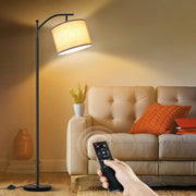 Dimmable Floor Lamp Remote App Touch Control LED Standing Light Black