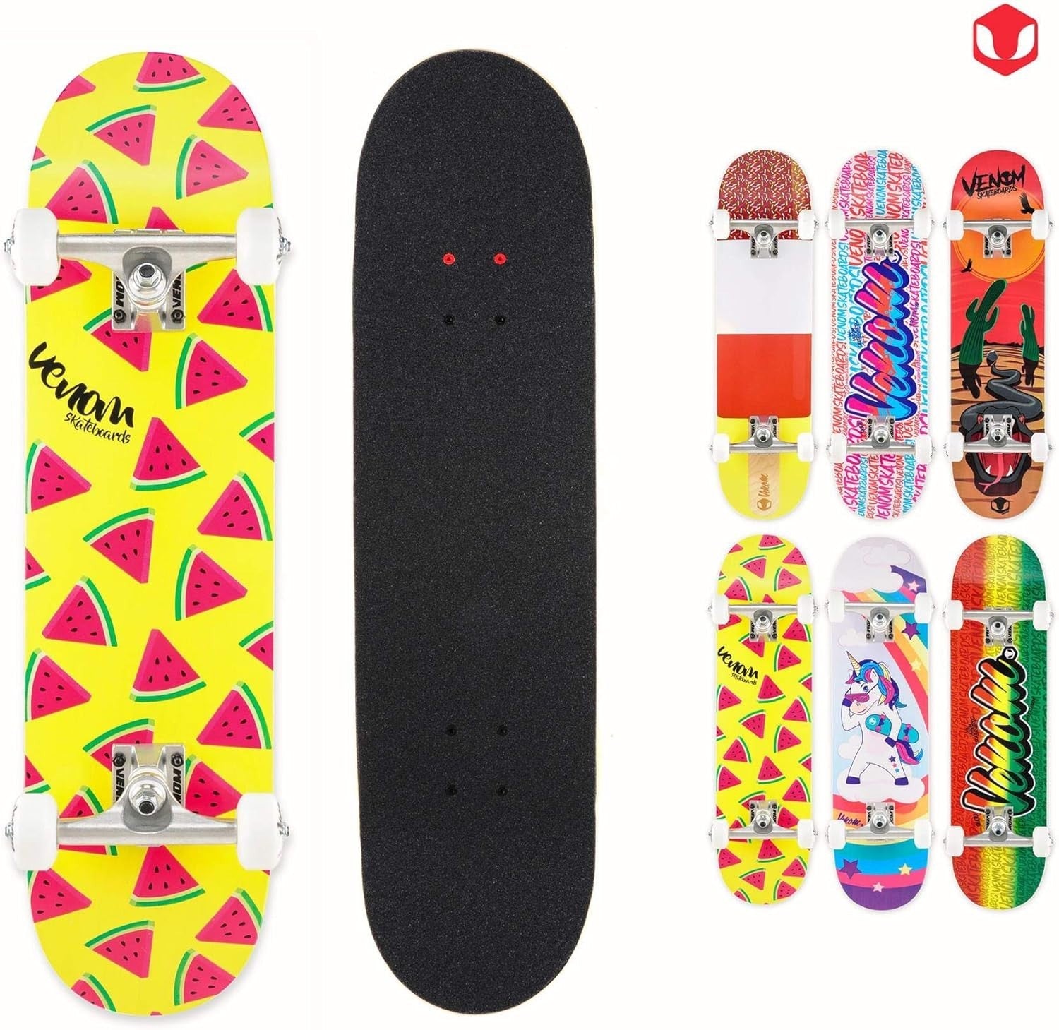 Kids Junior Skateboard 29in 7ply Maple Beginner Trick Board Smooth Wheels