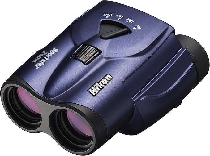 8–24x25 Compact Zoom Binoculars | Lightweight Travel Optics | Portable HD View