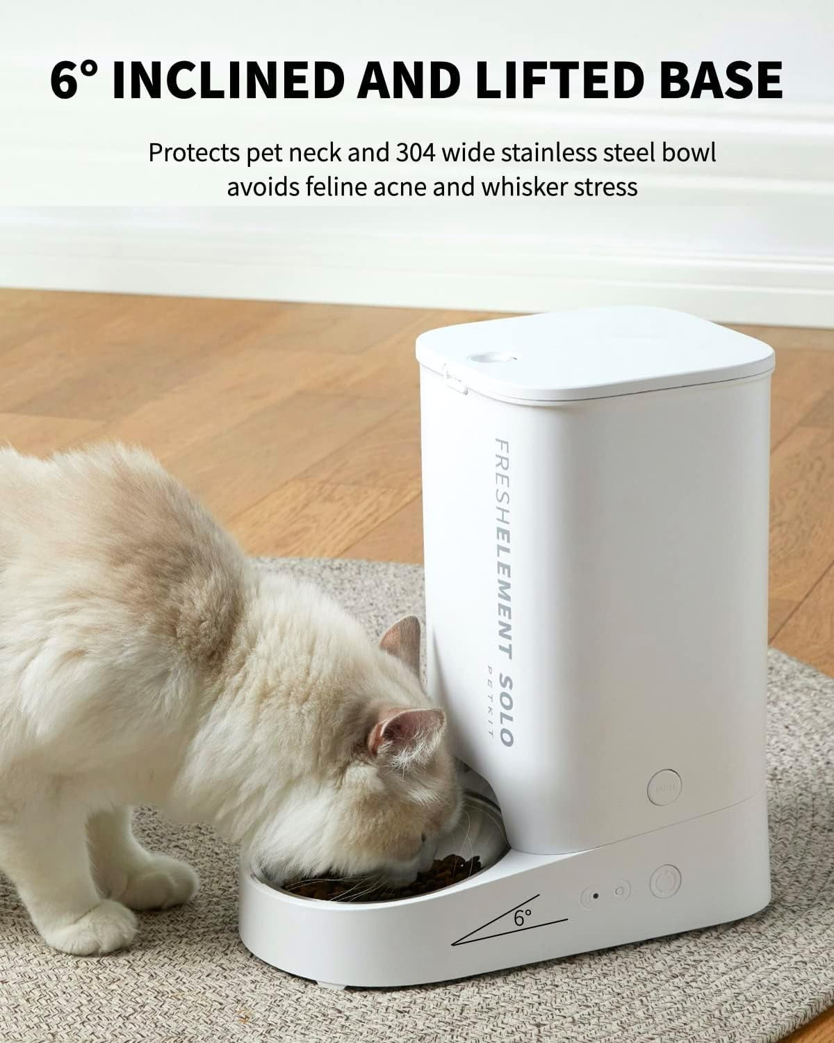 WiFi Automatic Cat Feeder 3L Smart Pet Food Dispenser App Control
