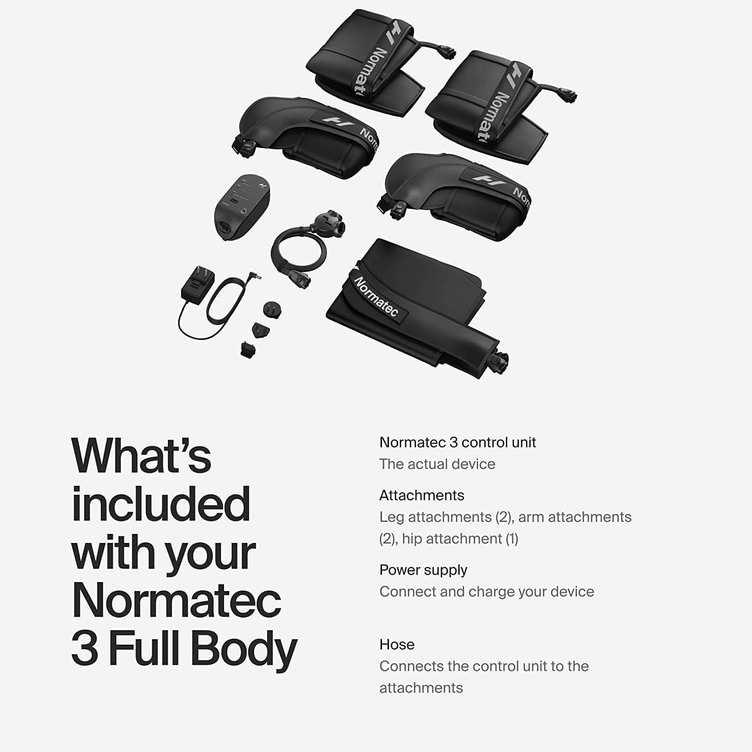 Full Body Compression Recovery System for Legs, Hips & Arms with Bluetooth
