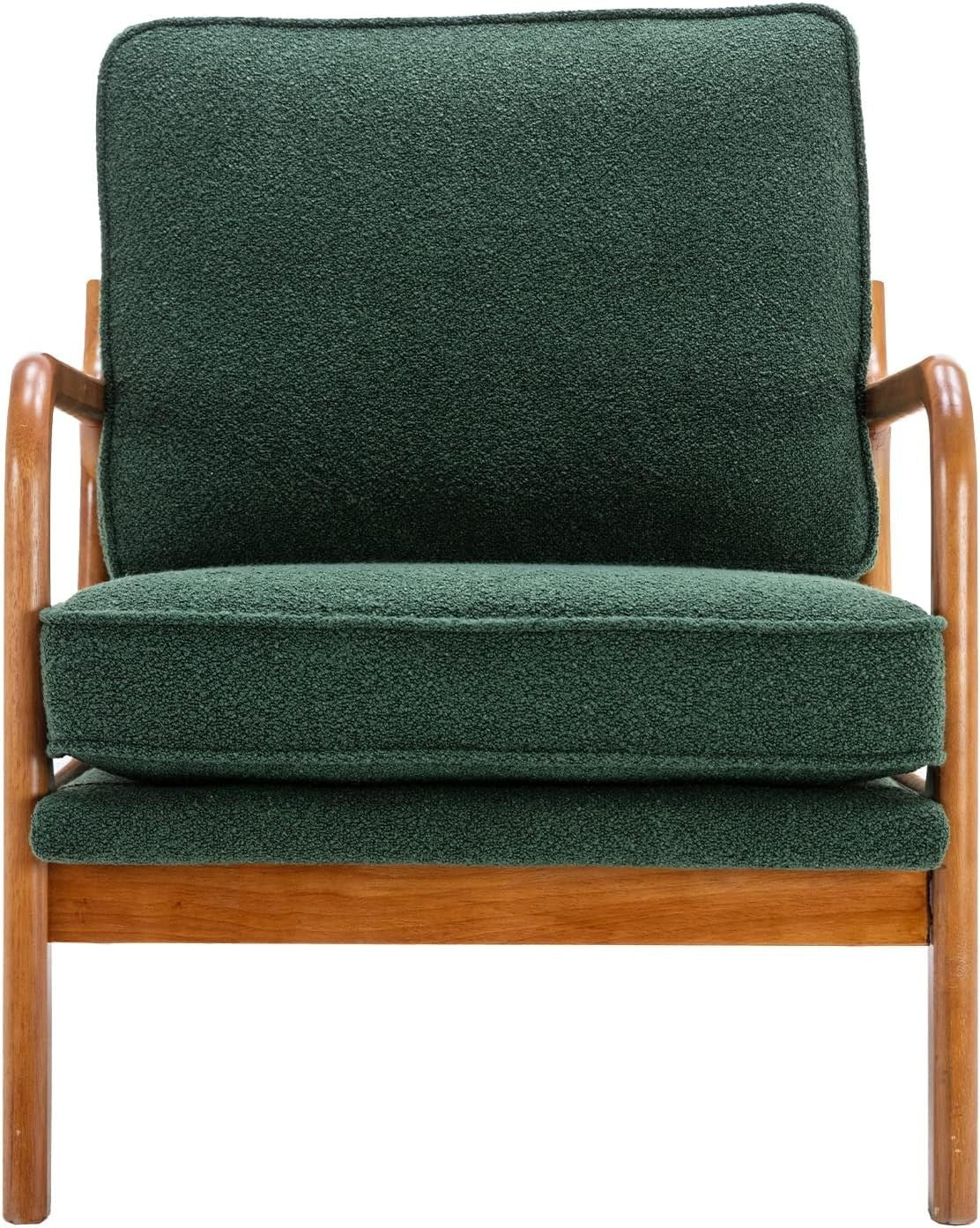 Kids Armchair with Footstool PVC Leather Sofa Chair Toddler Seat Emerald