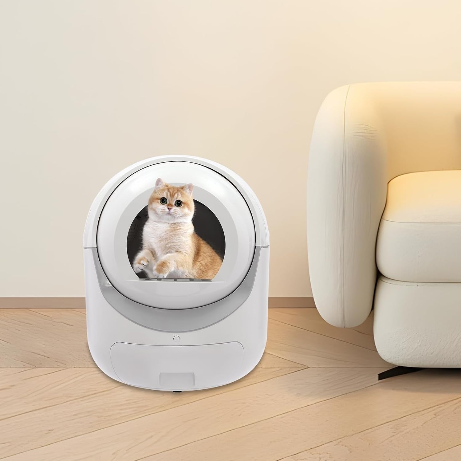 Self Cleaning Cat Litter Box XL Open Top App Control Multi Cat