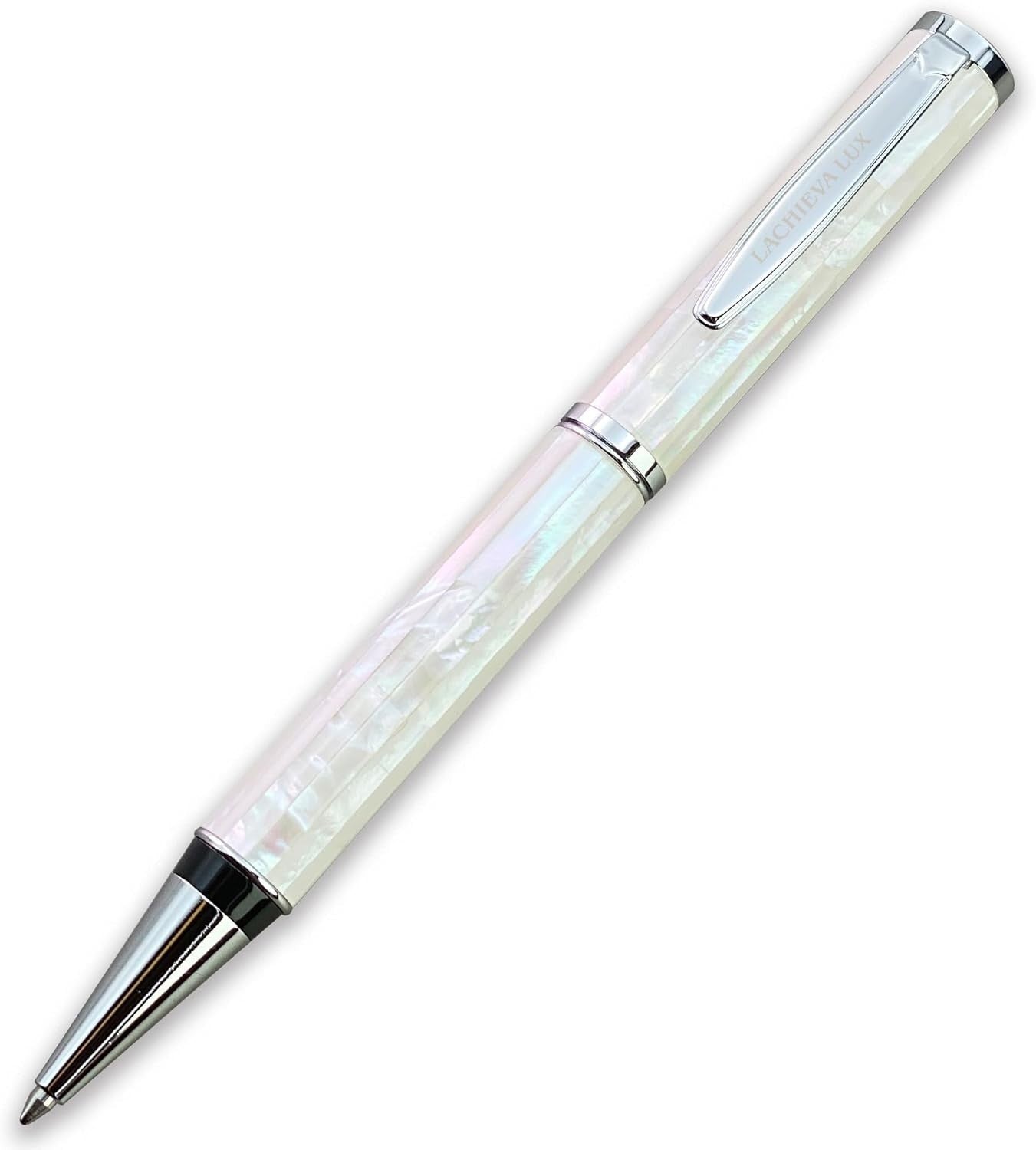 Luxury White Mother of Pearl Ballpoint Pen Gift Set