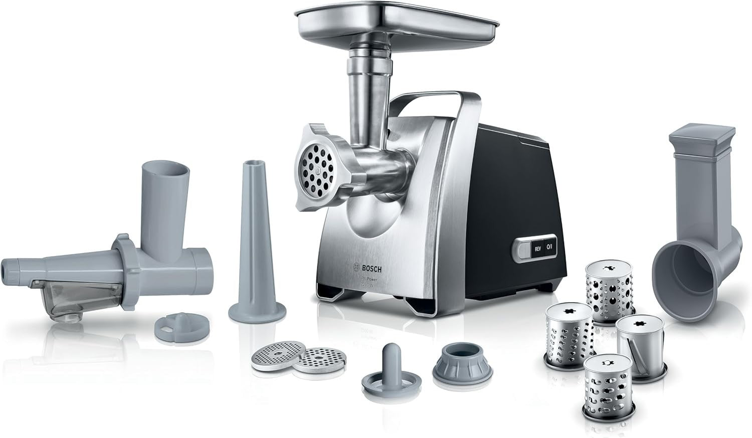 Pro Power Electric Meat Grinder Food Mincer Heavy Duty Steel Black