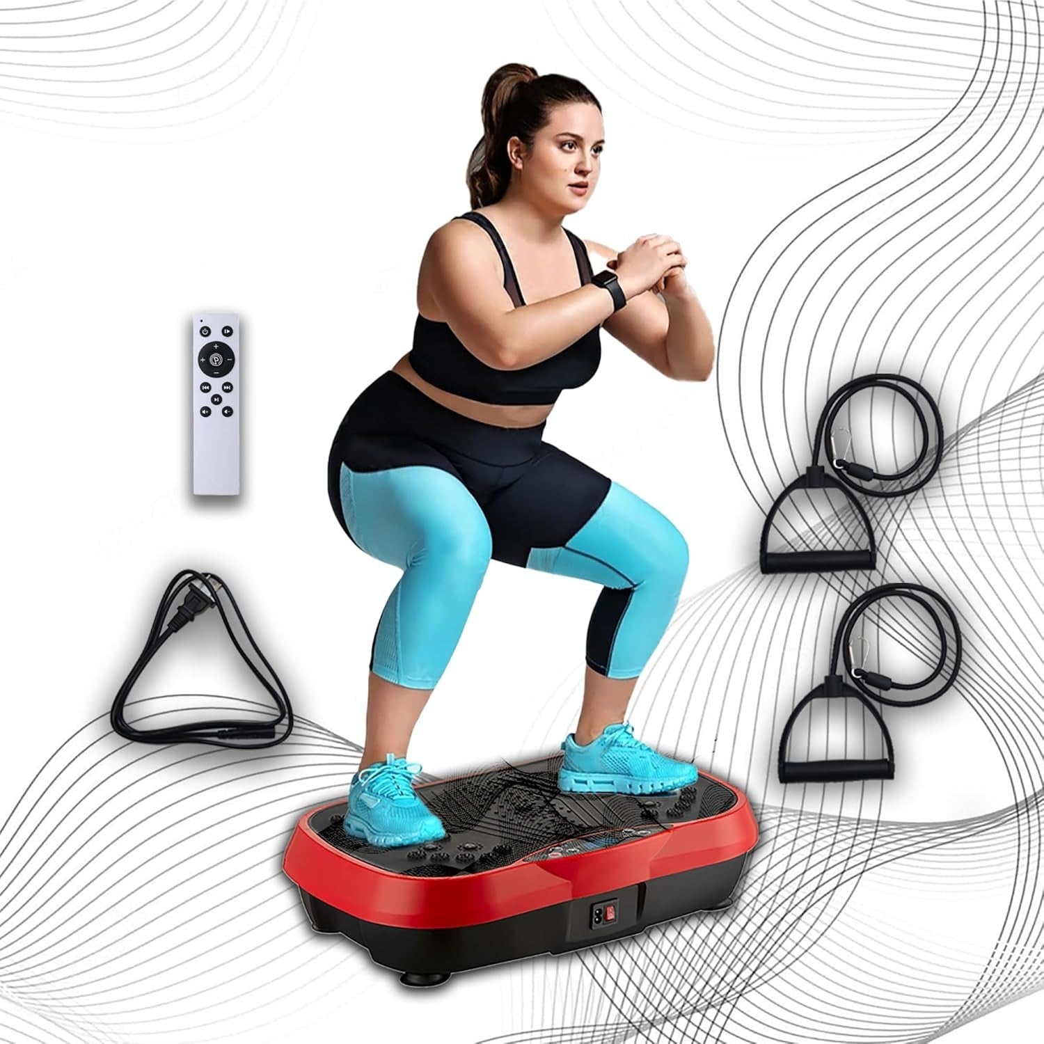 Vibration Plate Exercise Machine Lymphatic Drainage Weight Loss