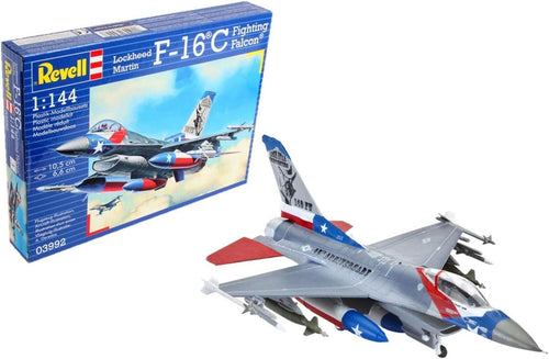 Unbuilt 1:144 Scale F-16C Fighter Jet Model Kit – Realistic, Kids 10+ Build Set