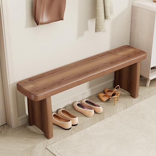 Rustic Wooden Entryway Bench Indoor Porch, Bedroom & Kitchen Seating 120cm