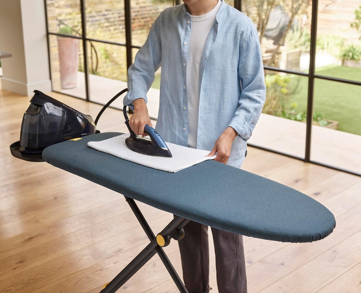 Large Adjustable Ironing Board 135x45cm Heat Resistant Steam Iron Rest