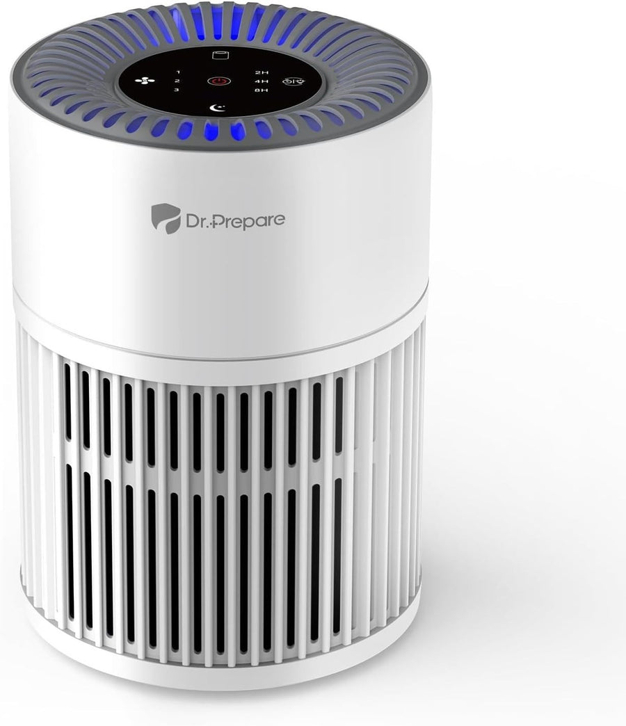 Ultra Quiet HEPA Air Purifier 360° Intake Sleep Mode Energy Saving