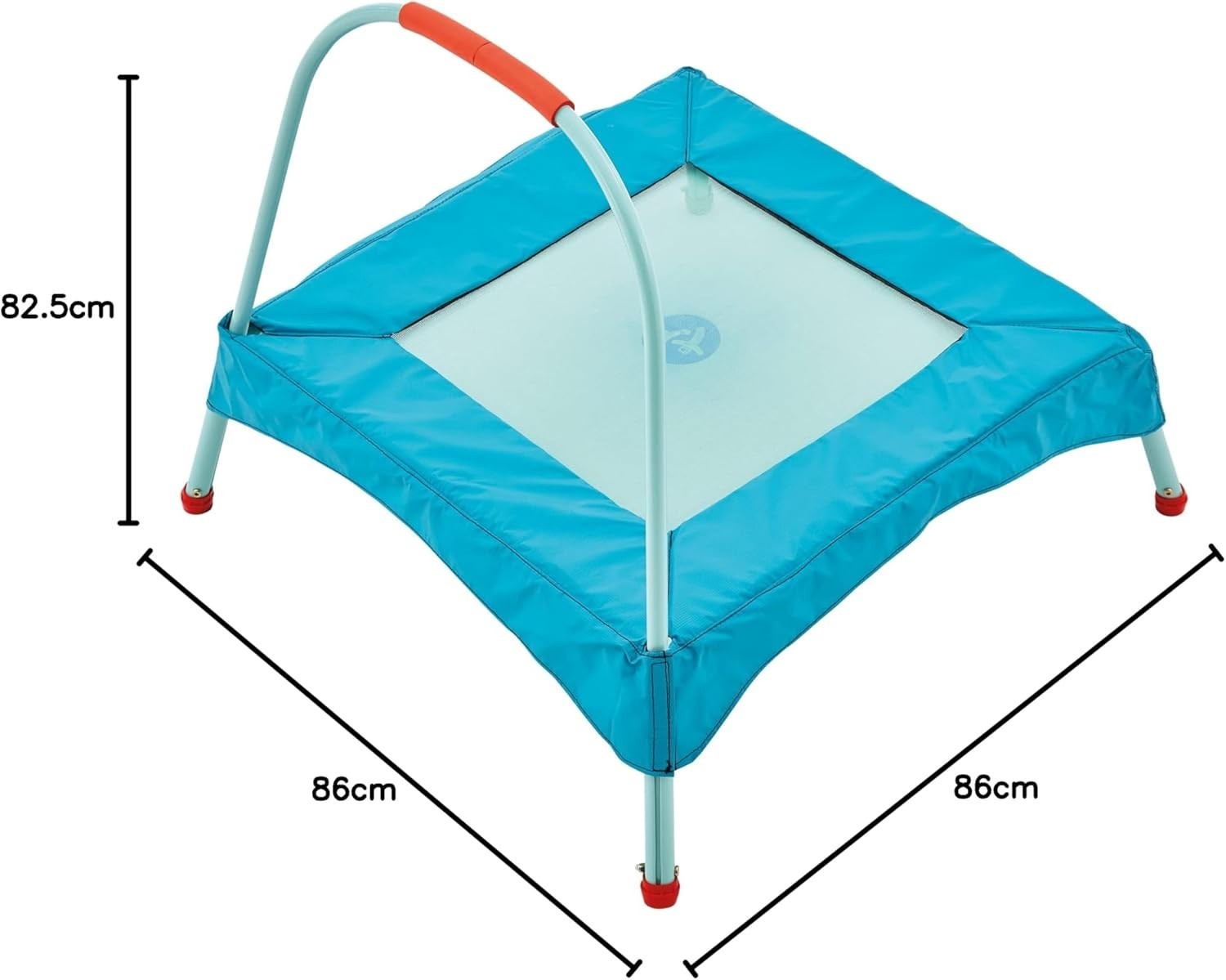 Toddler Mini Trampoline with Handle Indoor Outdoor First Bounce 12m+