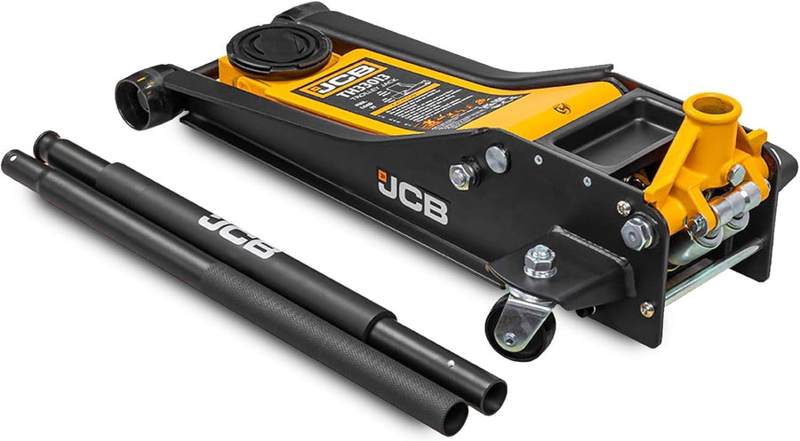 3 Ton Low Profile Trolley Jack Double Pump Quick Lift 75–505mm Heavy Duty Car