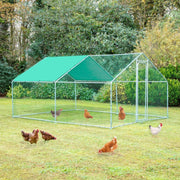 3x4m Walk In Chicken Run 25mm Steel Heavy Duty Pen