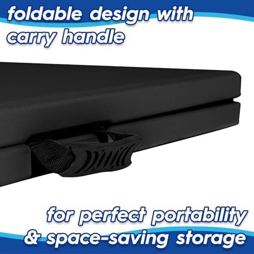 2-Pack 180cm Folding Trestle Tables Heavy Duty Portable Outdoor Black