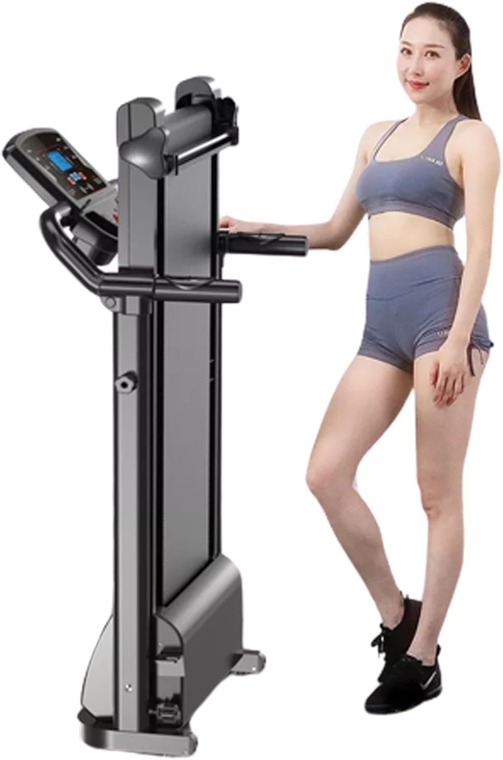 Folding Electric Treadmill 10 km/h Compact Portable Home Office Gym