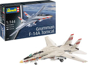 1:144 F-14A Tomcat Fighter Jet Model Kit | Unpainted Plastic | Detailed Build