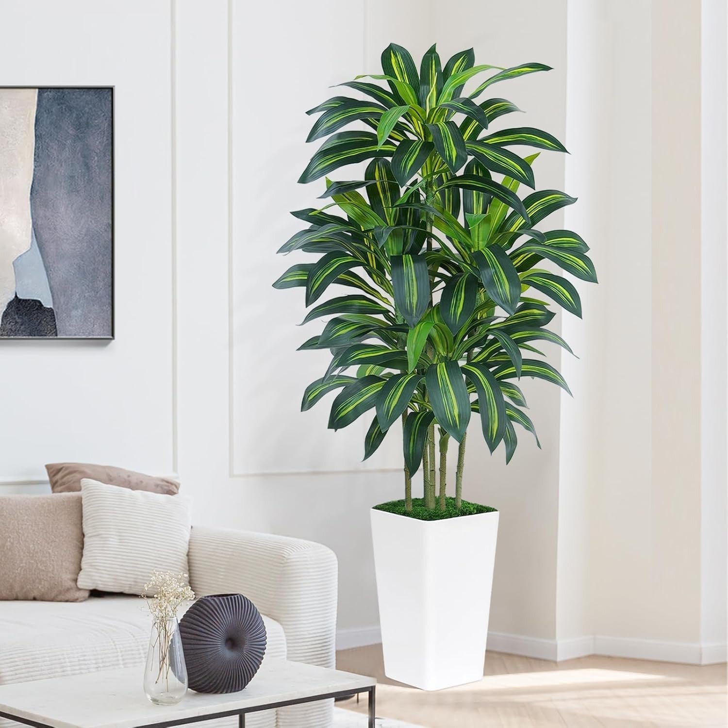 180cm Artificial Dracaena Tree Faux Tropical Indoor Home Office Decor Plant