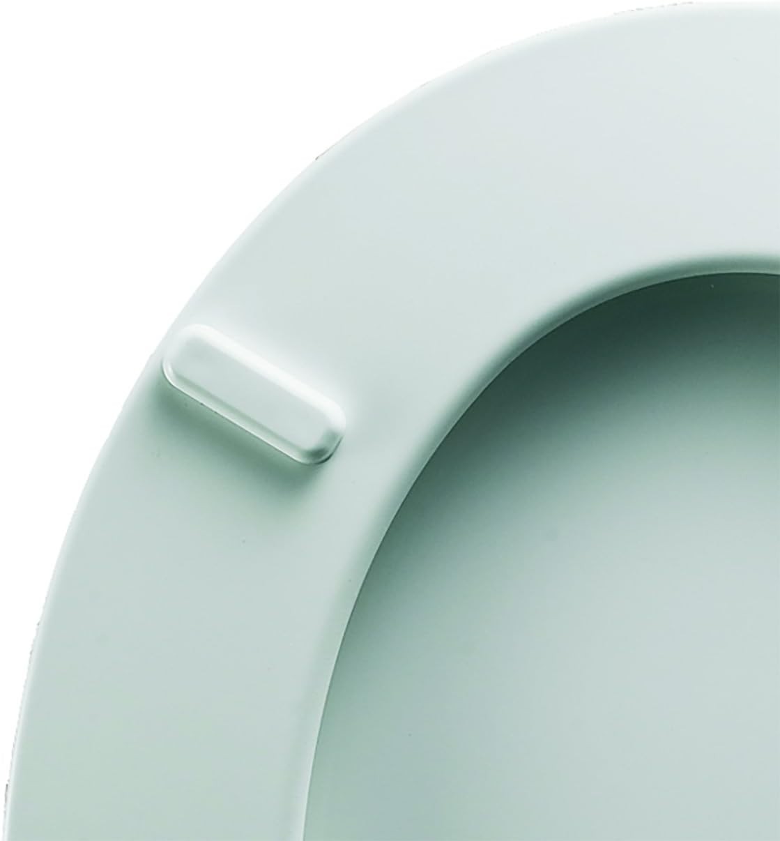 Stay Tight Toilet Seat White Wooden STA-TITE Adjustable Hinges 44.7x37.1x4cm
