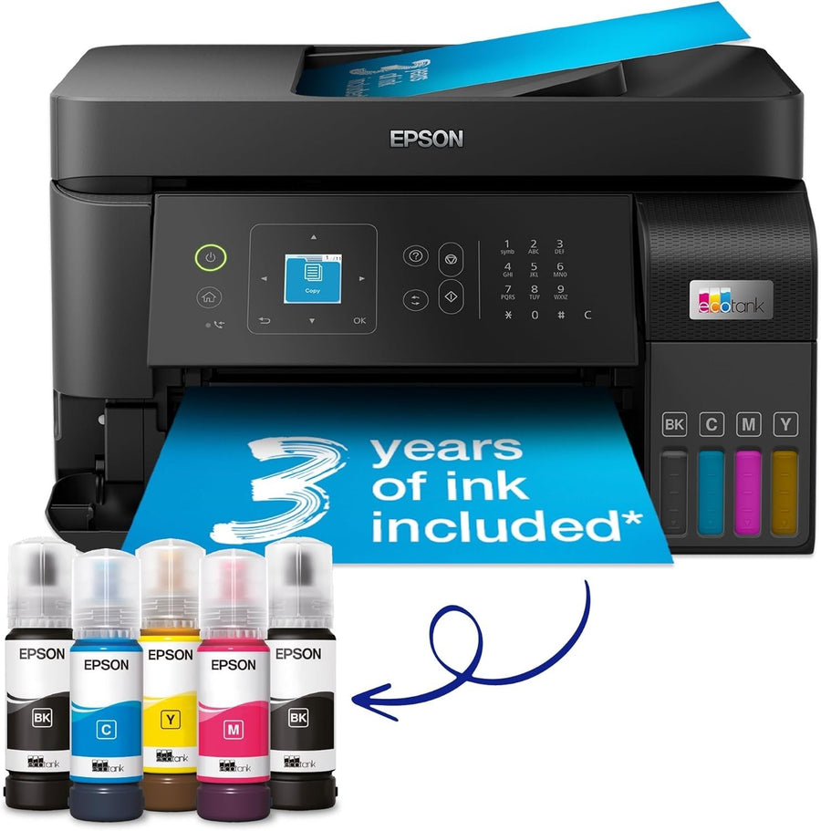 Black EcoTank ET-4810 A4 Multifunction Ink Tank Printer Wi-Fi