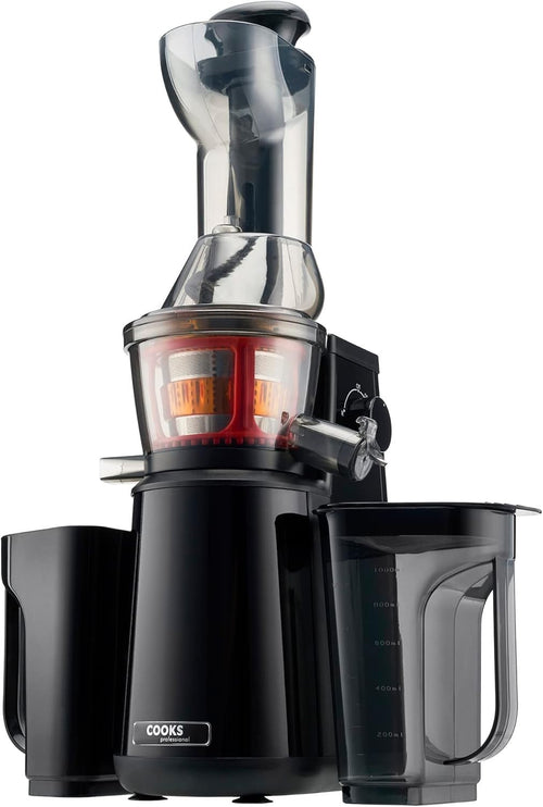 Slow Masticating Juicer 400W Wide Feed Chute Quiet High Juice Yield