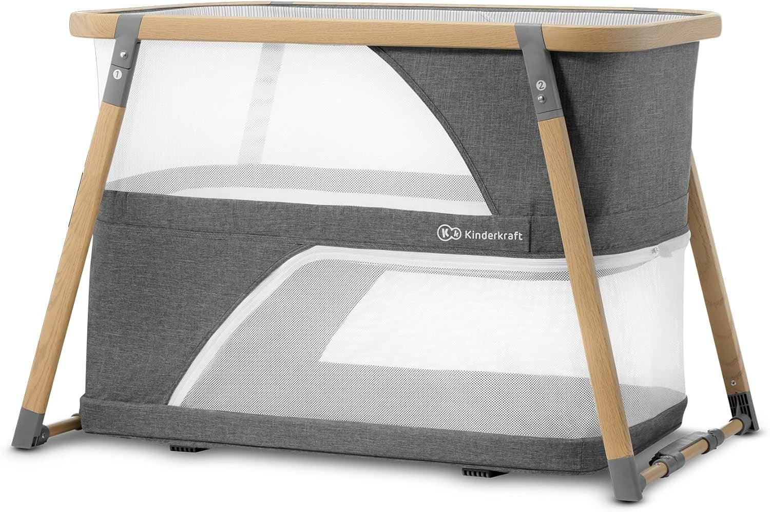 4in1 Travel Cot Playpen Cradle with Mattress Bag Quick Folding 41.3x63x71cm