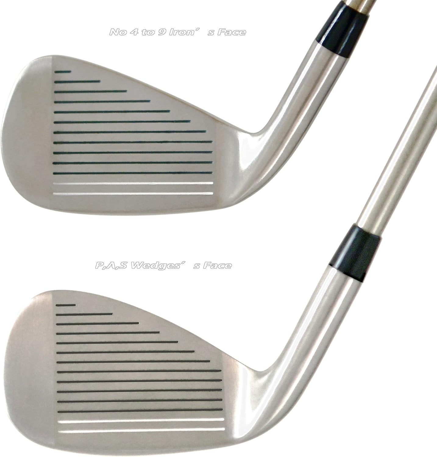 Men’s Golf Iron Set 4-PW AW SW Right Hand Regular Flex Graphite High Launch