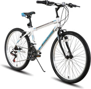 26" Adult MTB 21-Speed Steel Frame Mountain Bike Off-Road Hybrid Cycle