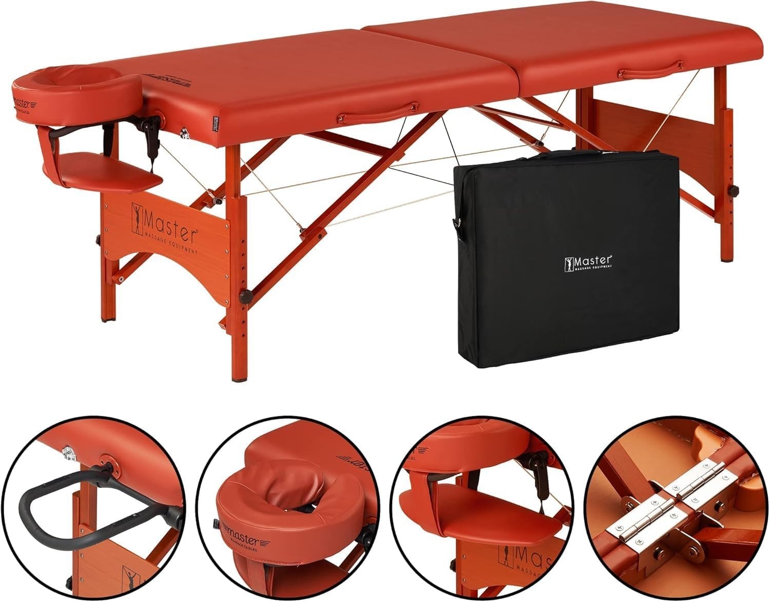 71cm Lightweight Portable Massage Table | Pro Fairlane Sports Spa Bed Cinnamon