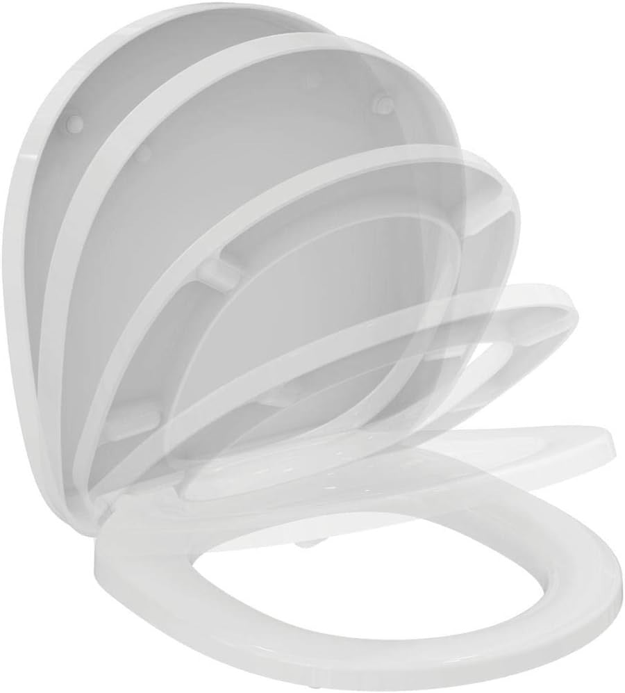 Connect FC Space Toilet Seat – White, Easy Install