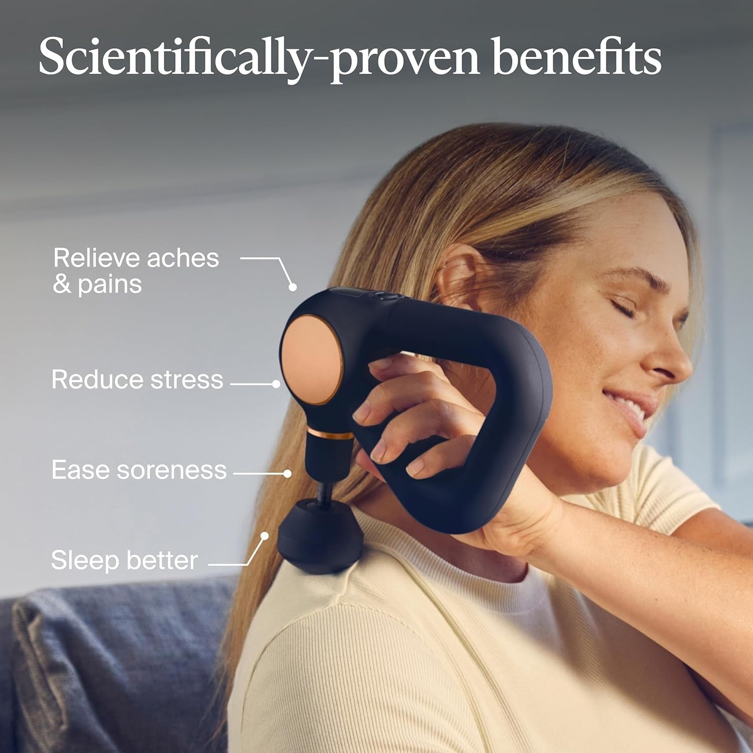 Quiet Deep Tissue Massage Gun Guided Relaxation Muscle Relief Sleep Recovery