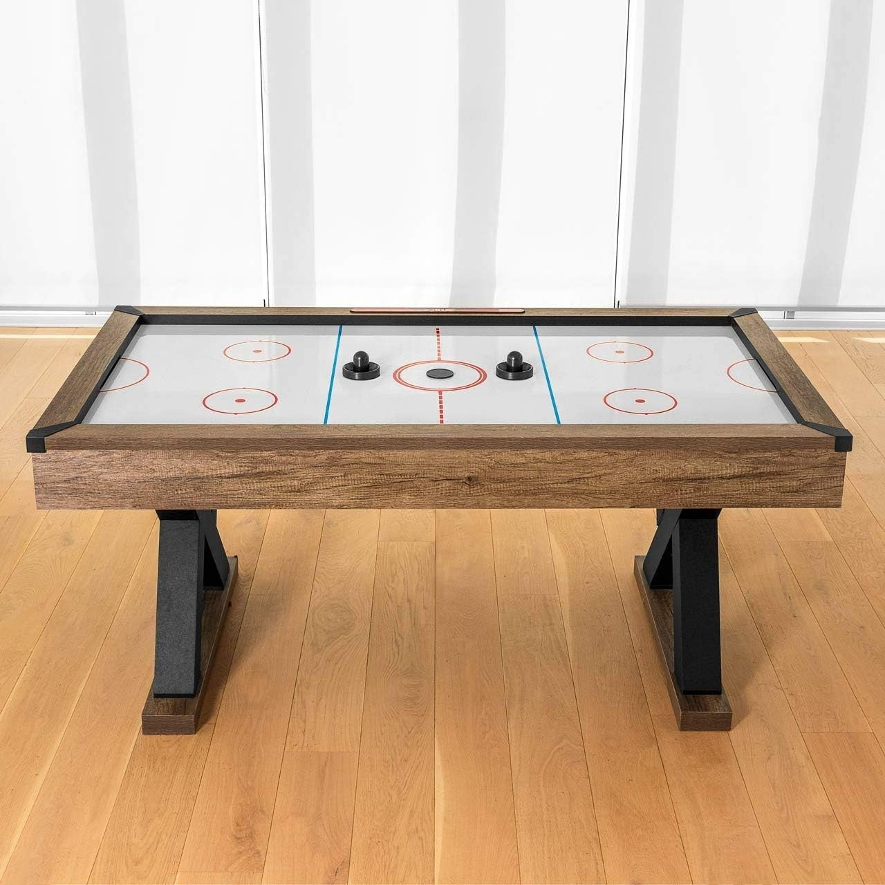 6ft Air Hockey Table Arcade Electric Airflow Auto Scoreboard Indoor