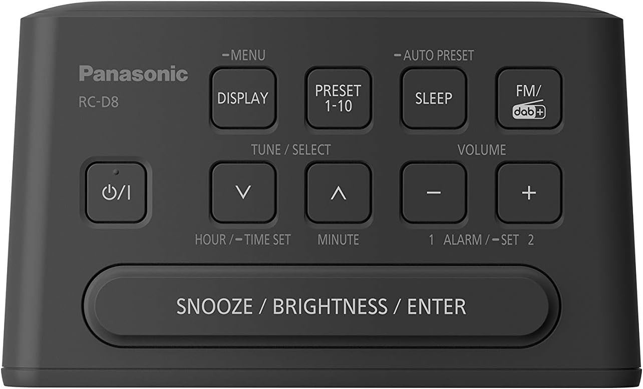 DAB+/FM Radio with USB Charging, Dual Alarm & LCD Display