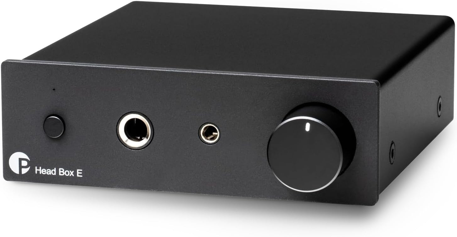 Head Box E Micro High-End Headphone Amplifier Dual Output Low Noise Black