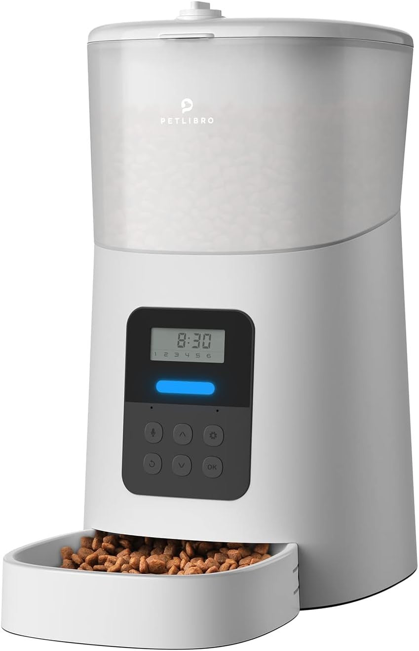 Automatic Pet Feeder 6L Auto Cat Dog Food Dispenser Timer Portion Control