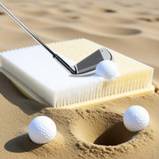 Golf Bunker Practice Mat Swing Trainer Hitting & Driving Aid