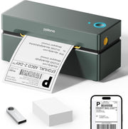 Cyan Bluetooth Thermal Shipping Label Printer 4x6 High-Speed USB Wireless