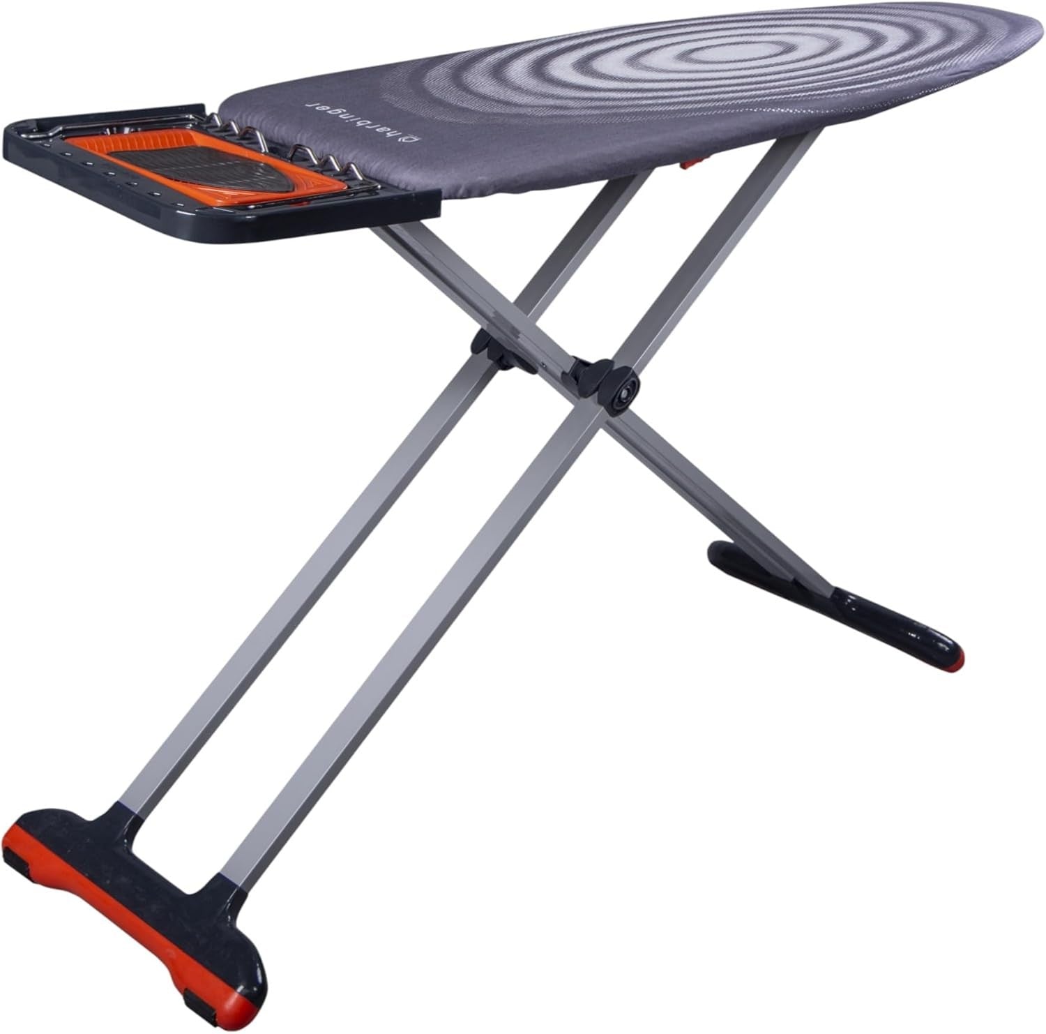 Extra Wide Ironing Board XL 127x46cm Adjustable Height Grey Non Slip Feet