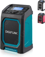 DAB+ Work Site Radio Bluetooth USB Rechargeabl IP65 Waterproof