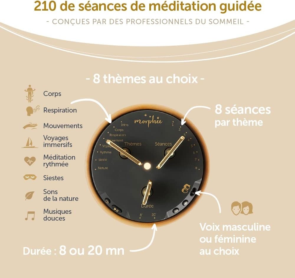 French Meditation Sleep Device – Relaxation & Insomnia Aid for Adults