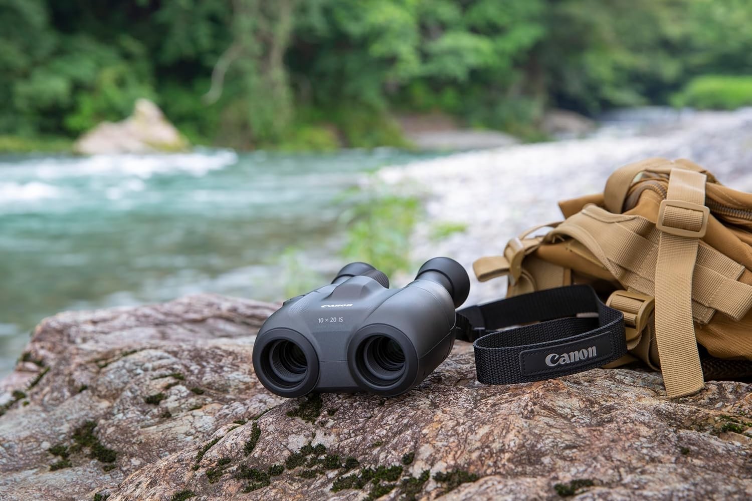 10x20 Compact Image-Stabilised Travel Binoculars Lightweight HD Optics