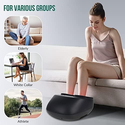 Shiatsu Foot Massager with Heat, Compression & Vibration, Deep Kneading
