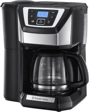 12 Cup Grind & Brew Coffee Maker 1.5L Quiet Brew Timer Washable Filter 1025W