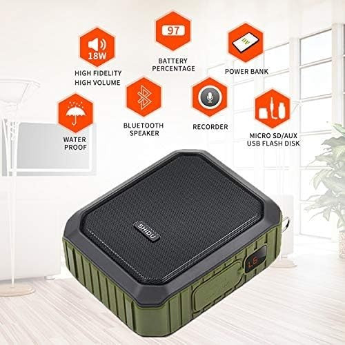 Wireless Voice Amplifier 18W Bluetooth Portable PA UHF Mic Waterproof