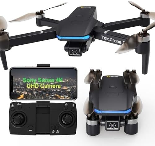 4K GPS Drone with Camera, Brushless Motor, Auto Return & Follow Me