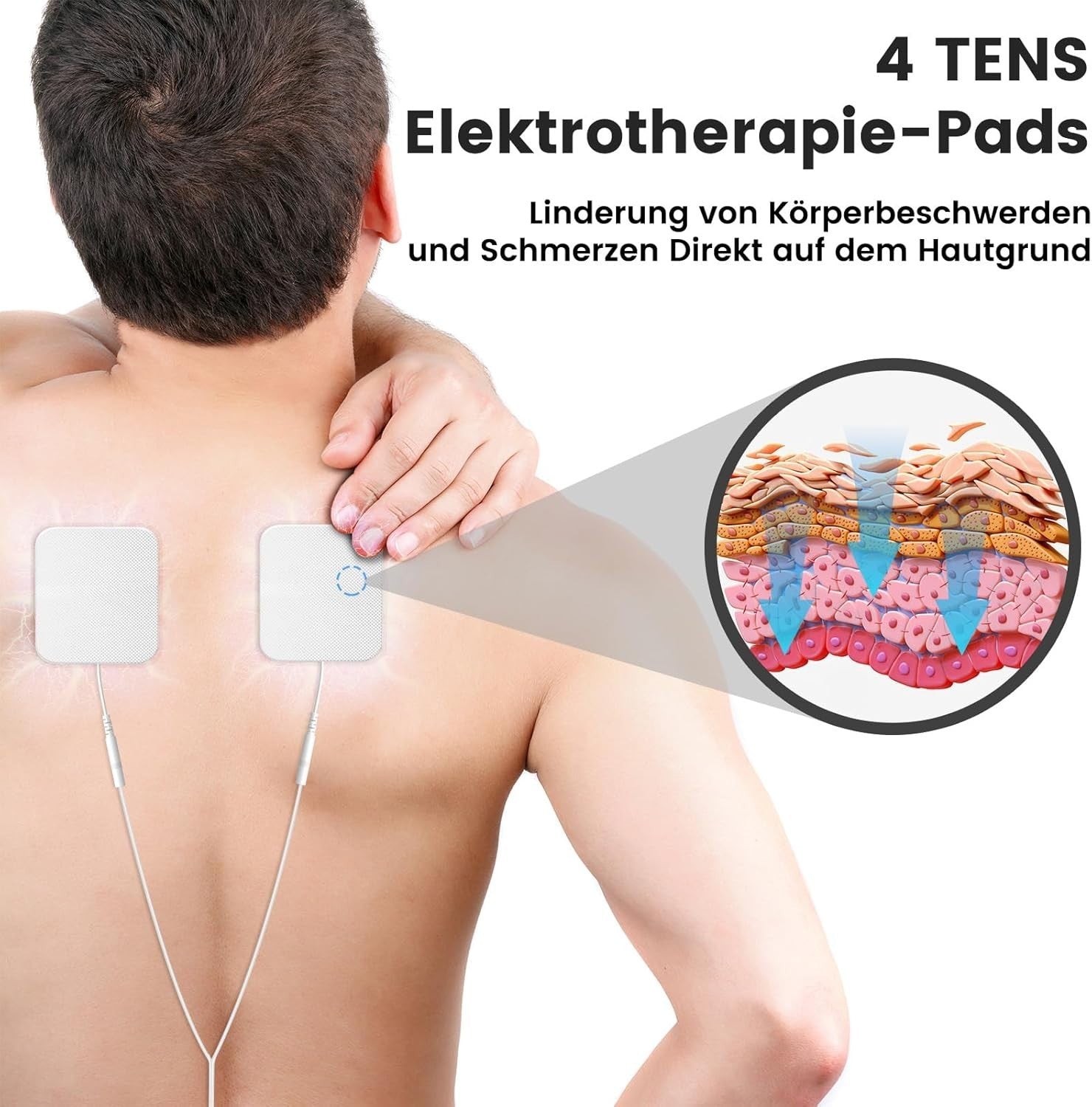 Rechargeable EMS Foot Massager for Pain Circulation Neuropathy Relief