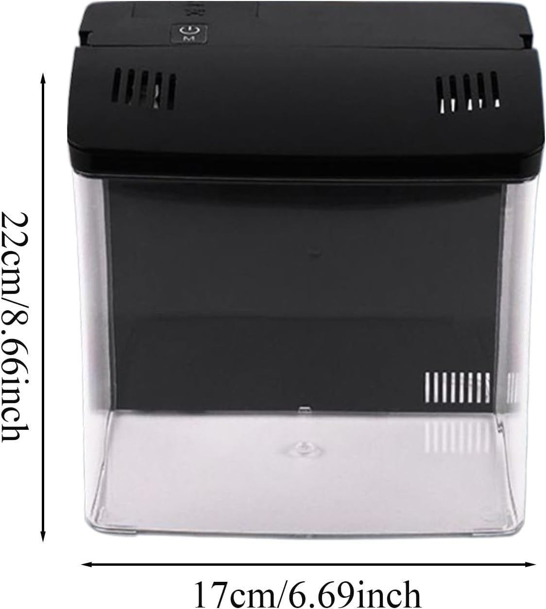 Small Desktop Fish Tank with Filter | Quiet Aquarium for Home & Office