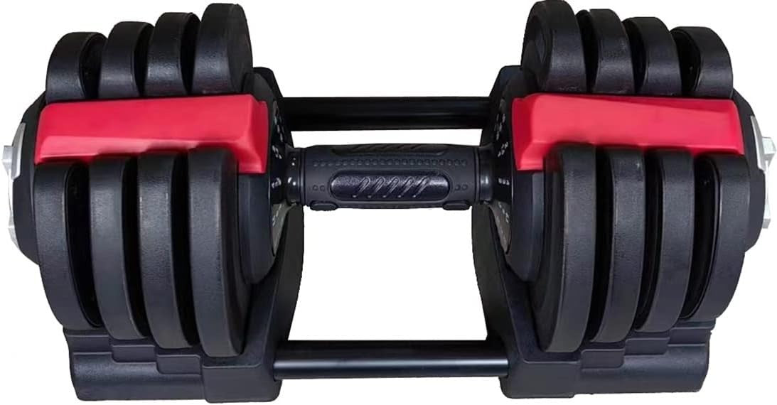 18KG Adjustable Dumbbell Pair Smart Dial Weights Space Saving Home Gym
