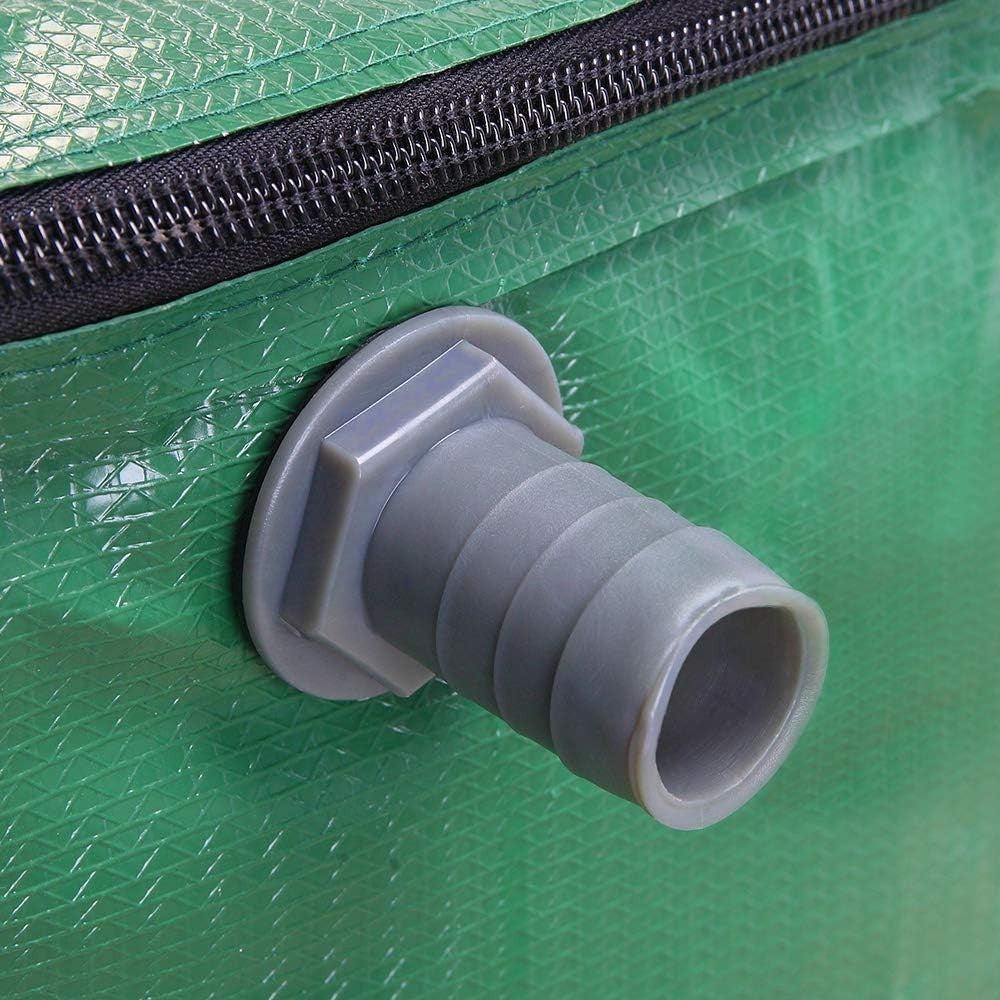 Collapsible 66 Gallon Portable Rain Barrel Water Butt with Tap & Filter Kit