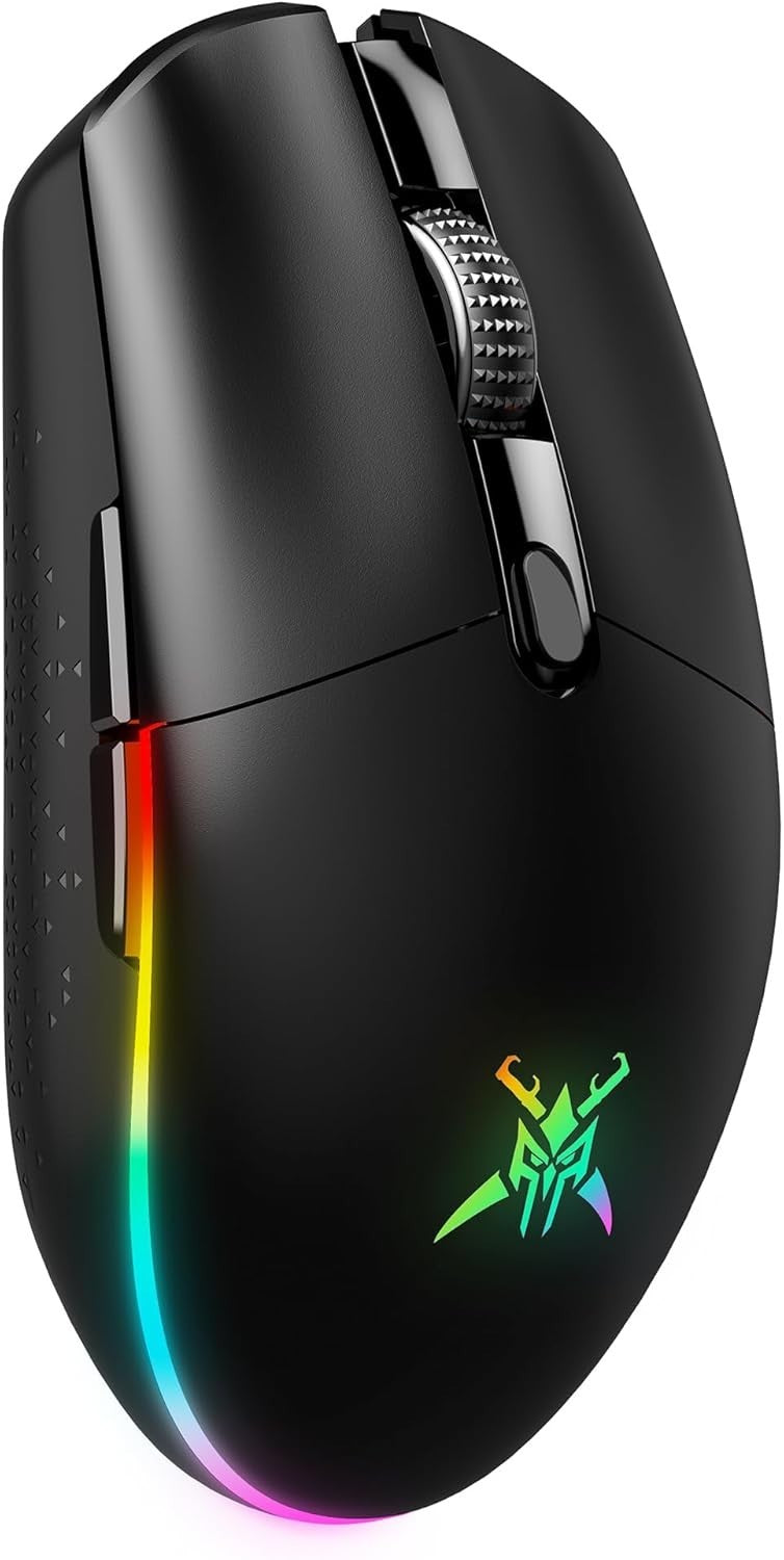 Wireless Gaming Mouse 8000 DPI RGB 72g 100H Battery